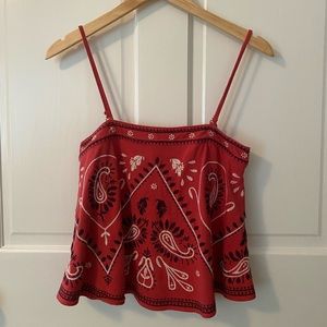 free people bandana top